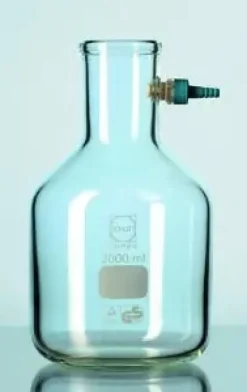 Fiole pour filtration verre Duran forme de flacon avec set de montage Keck 10000 ml