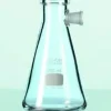 Fiole pour filtration verre duran avec tubulure forme erlenMEYER pour emploi sous vide 2 l