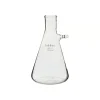 Fiole à vide avec olive latérale forme Erlenmeyer 250 ml LBG N