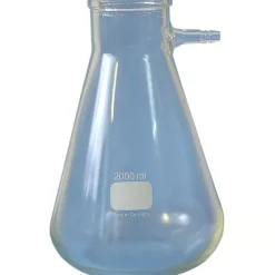 Fiole à vide verre borosilicaté 500 ml gainée
