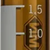 Flacon 1,5 ml à capsuler N 11 11,6 mm x 32 mm ambré fond plat ouverture large plage d écriture + marquage x 100