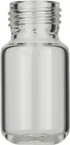 Flacon 10 ml headspace à visser n 18 22,5 mm x 46 mm transparent fond rond x 100