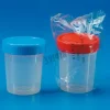 Flacon PP à urine bouchon rouge à vis stérile 150 ml x 250