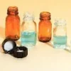 Flacon rond col étroit à vis 15 ml ø ext 26,6 mm hauteur 52,2 mm verre sodocalcique clair x 216
