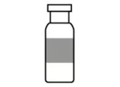 Flacon à sertir 2 ml large ouverture transparent avec plage d écriture 000