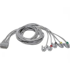 Fouet 5 brins ECG MultiLink à pinces IEC - l. 130 cm - l'unité