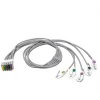 Fouet 5 brins ECG à pinces IEC - C2-C6 - l. 74 cm - l'unité