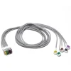 Fouet 5 brins ECG à pression IEC - C2-C6 - l. 130 cm - l'unité