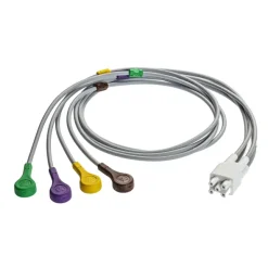 Fouet ECG CS ONE 4 brins à pression IEC - l. 130 cm - l'unité