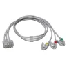 Fouet ECG GE 3 brins à pinces IEC - l. 74 cm - l'unité