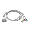 Fouet ECG GE 3 brins à pressions IEC - l. 74 cm - l'unité