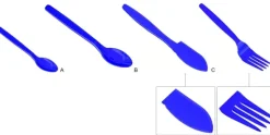 Fourchette multifonctions ps bleu s/s 1 ionise bte 1400