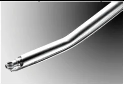 Fraise coupante coudée 15° - Ø 4 mm - l. 11 cm - x3 - fraise pour chirurgie de la DCR