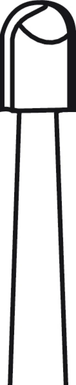 Fraise à olive, carbure de tungstène ELAN 4 pour pièce à main 1 anneau - Ø 3,0 mm