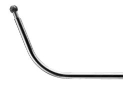 Fraise ronde diamantée 70° - Ø 3,2 mm - l. 13 cm - à l'unité