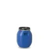 Fût 120 l col large PEHD bleu