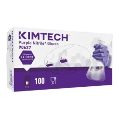 Gant kimtech science violet nitrile 24 cm ambidextre violet taille S x 100