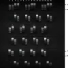 Gel agarose 2% tbe avec bet 6 lignes de depots de 16+2 puits 5 pcs