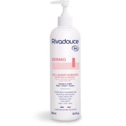 Gel lavant surgras Rivadouce BIO - flacon 500 ml et pompe 1 carton de 15 unités