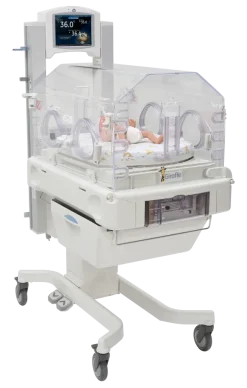 Giraffe Incubator Carestation Version 230V avec écran couleur et parois en polycarbonate