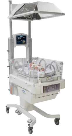 Giraffe Omnibed Carestation Version 230V avec écran couleur et parois en polycarbonate