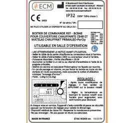 Générateur pour réchauffement du patient CB48 avec une couverture demi-corps pédiatrique réutilisable