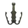 Griffe/support de tuyau double en aluminium