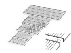 Grille acier inox pour modèle CTC256