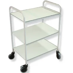 Guéridon amagnétique aluminium - 3 plateaux -