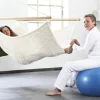 Hamac de rêve XXL - 130 x 130 cm - h. suspension 220 cm - charge max 150 kg - set réglable en hauteur