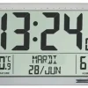 Horloge radio piloté calendrier LCD avec température / humidité