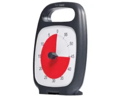 Horloge Time Timer Plus 60 min - 14 x 18 cm - noir