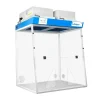 Hotte à filtration 900 mm - 2 colonnes - NF X 15-211 - pour avec plan de travail - sans filtre