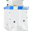 Hotte 600mm classe 1 2 passages main, avec plan verre feuilleté, détecteursat corg, 2 s cor et org