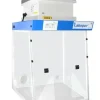 Hotte 600mm classe 1 2 passages main avec plan verre feuilleté , détecteursat org , 2 s org