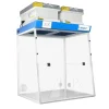 Hotte 900mm 2 colonne classe 1 2 passages main avec plan feuilleté, détecteursat amm , 4 s amm