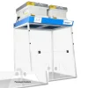 Hotte 900mm 2 colonne classe 1 trapèze avec plan feuilleté, détecteursat org , 4 s org