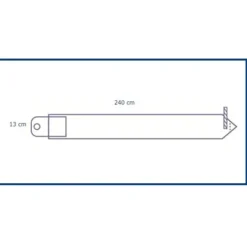 Housse pour caméra téléscopique - 13 x 240 cm - 1 carton de 25