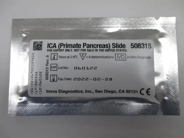 ICA Primate Pancreas Slide sur QUANTA-Lyser Ts automates IFA - 1 lame