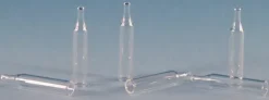 Insert en verre clair certifié pour vial 12 x 32 mm col large, fond conique, volume 0.25 mL, O.D. × H 6 mm × 31 mm,