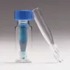 Insert en verre à fond conique 250 µl avec pied en polymère