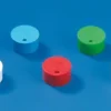 Insert pour capuchons des vials cryogéniques pp jaune x 500