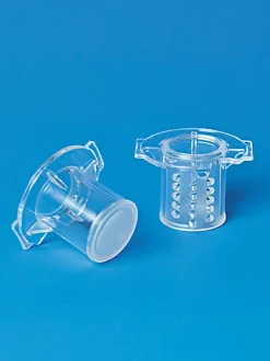 Insert unique 13 mm pour BRANDplates 24/6 puits, paroi lisse, membre PC, 0,4 µm x 48