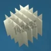 Insert 5 x 5 tubes 15 ml pour boîte dim 122 x 122 x 128 mm