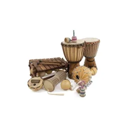 Instrument de musique - traditionnel Africain - Ensemble de 9 instruments