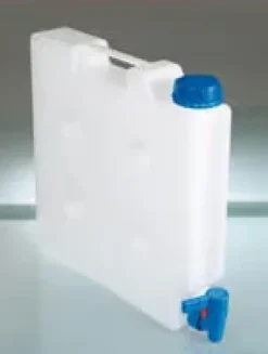 Jerrican 5 l avec robinet compact 335 x 65 x 335 mm