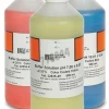 Jeu de 3 flacons de solution tampon colore ph 4 ph 500ml 1 kit