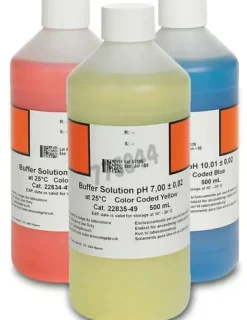 Jeu de 3 flacons de solution tampon colore ph 4 ph 500ml 1 kit