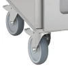 Jeu de 4 roues pour armoires chauffantes petit modèle GE-2350S et GE-2380S