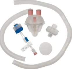 Kit complet nébuliseur DP100+ dédié à l'humidification en circuit clos à patient unique - version adulte - lot de 5